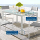 Modway Raleigh 59" Outdoor Patio Aluminum Dining Table FredCo