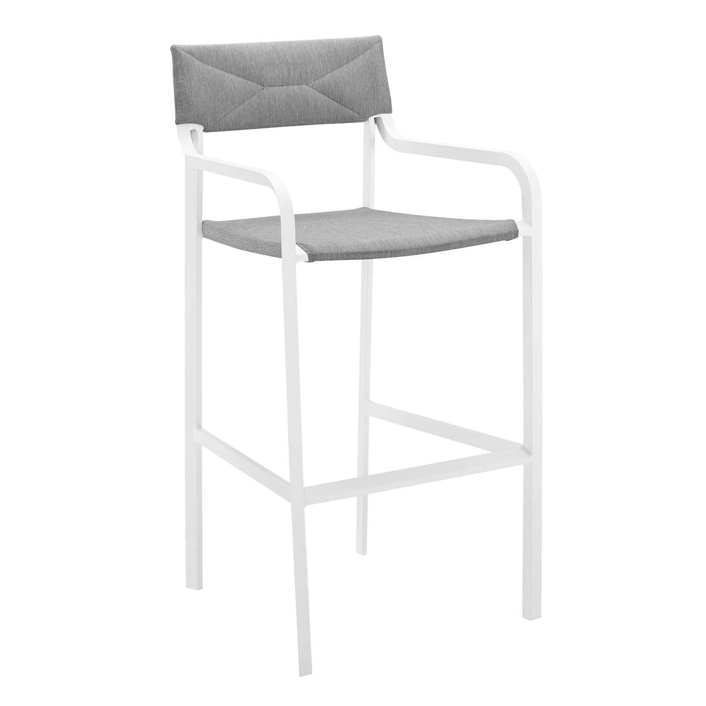 Modway Raleigh Outdoor Patio Aluminum Bar Stool Set of 2 FredCo
