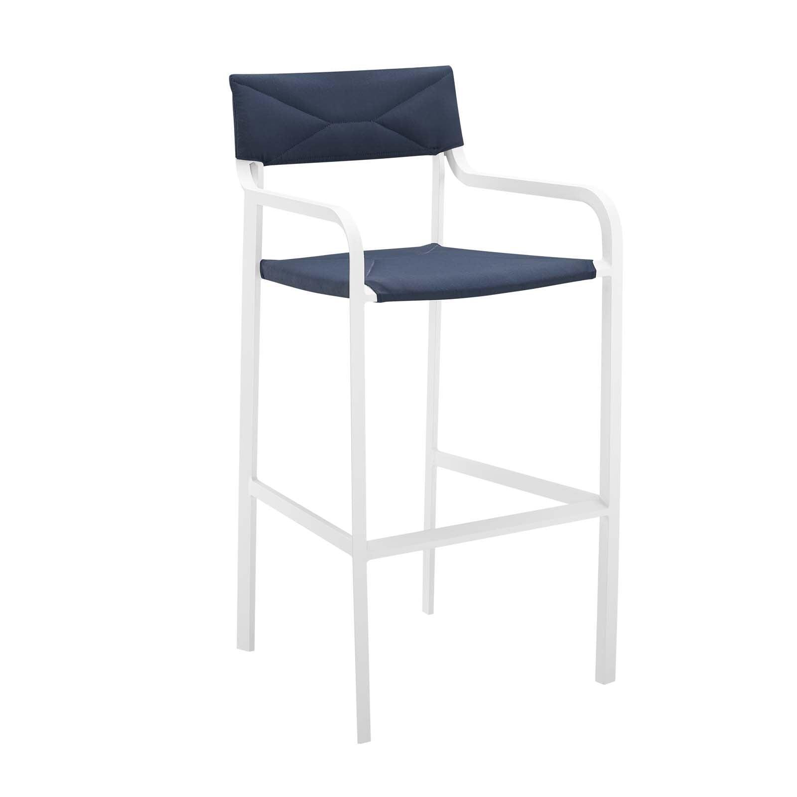Modway Raleigh Stackable Outdoor Patio Aluminum Bar Stool FredCo