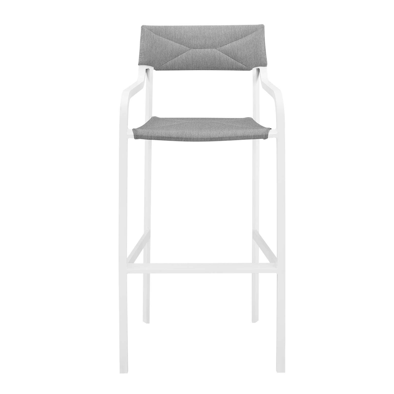 Modway Raleigh Stackable Outdoor Patio Aluminum Bar Stool FredCo