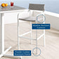 Modway Raleigh Stackable Outdoor Patio Aluminum Bar Stool FredCo