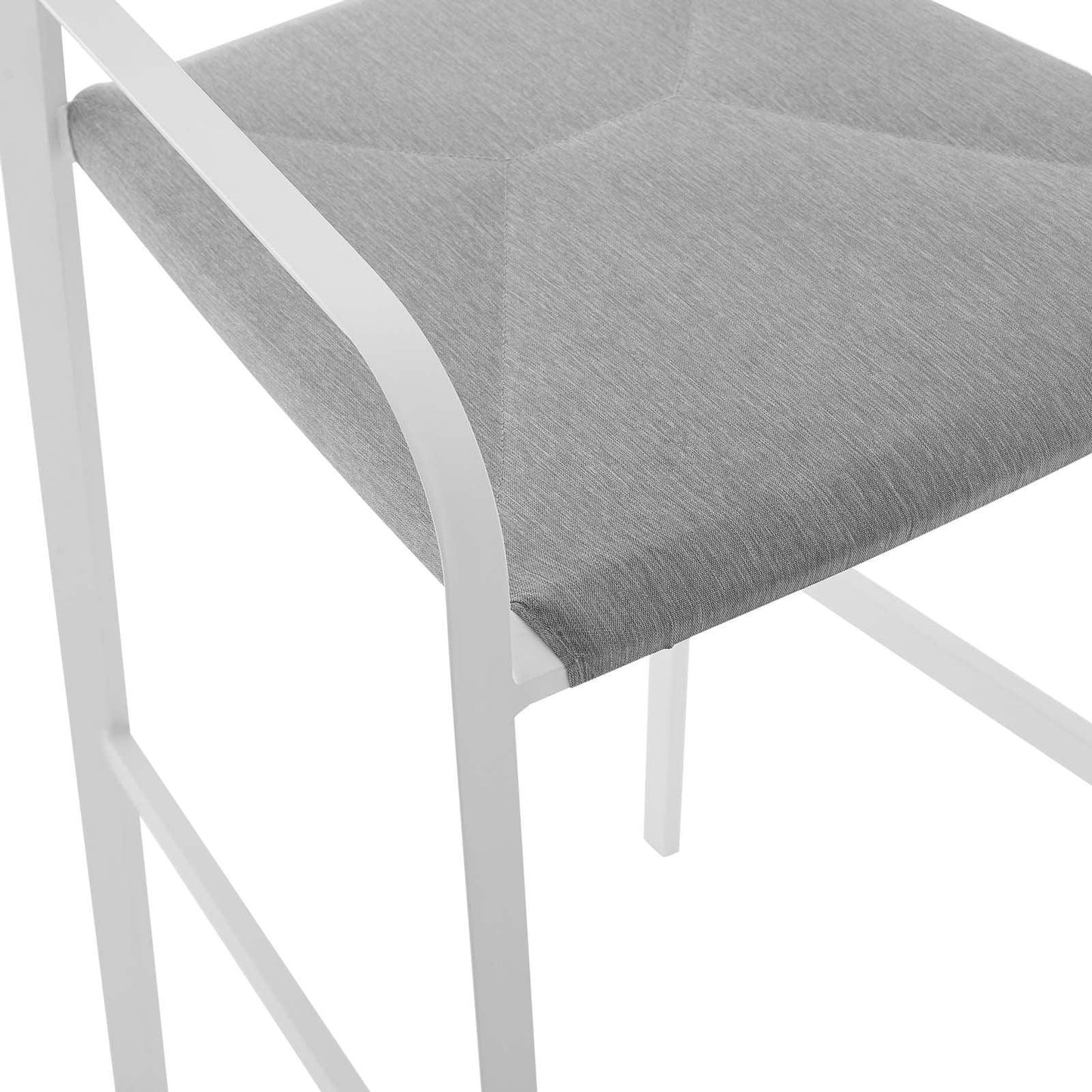 Modway Raleigh Stackable Outdoor Patio Aluminum Bar Stool FredCo