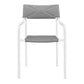 Modway Raleigh Stackable Outdoor Patio Aluminum Dining Armchair FredCo