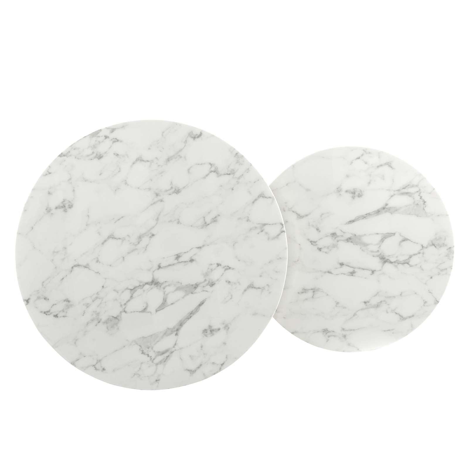 Modway Ravenna Artificial Marble Nesting Coffee Table FredCo