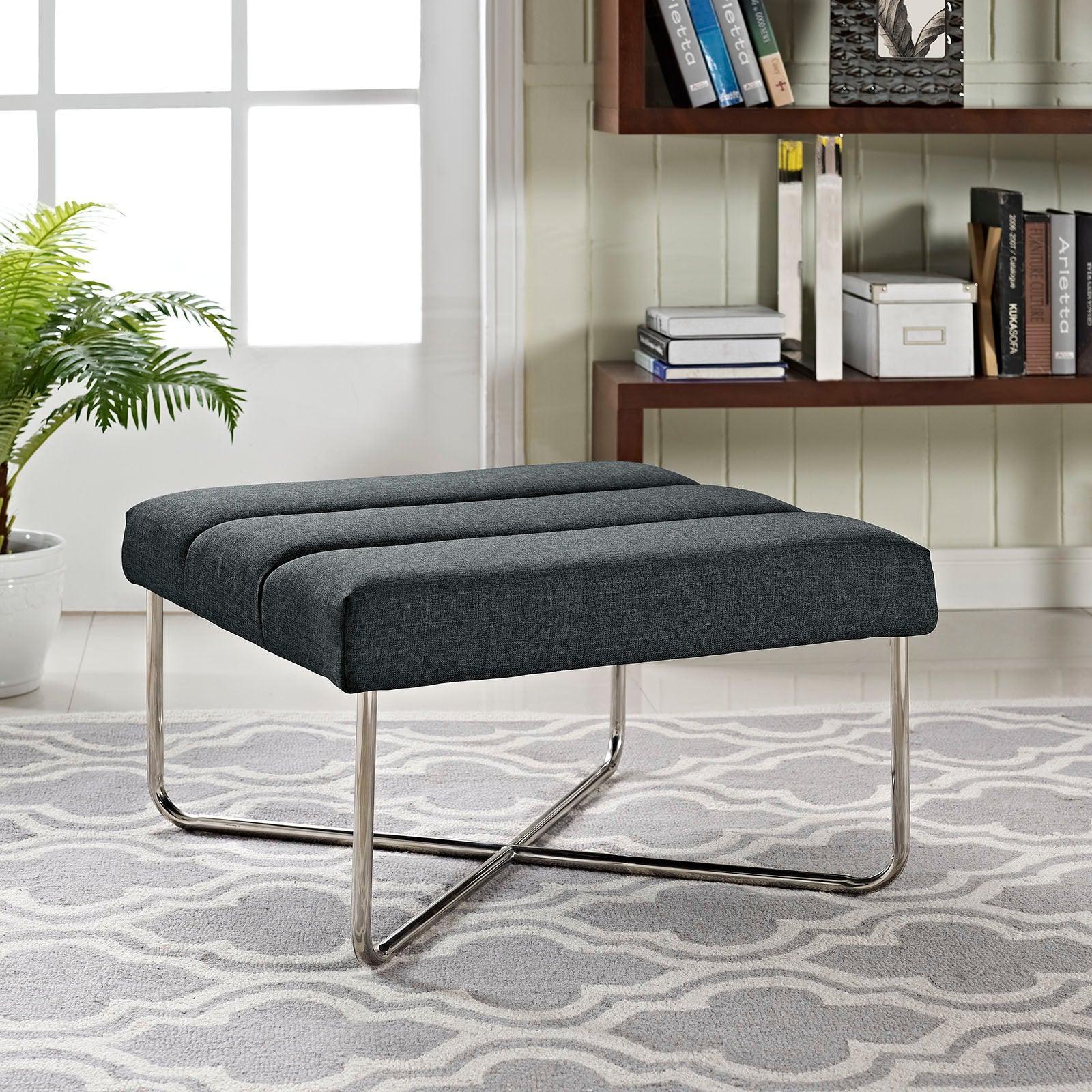 Modway Reach Upholstered Fabric Ottoman FredCo