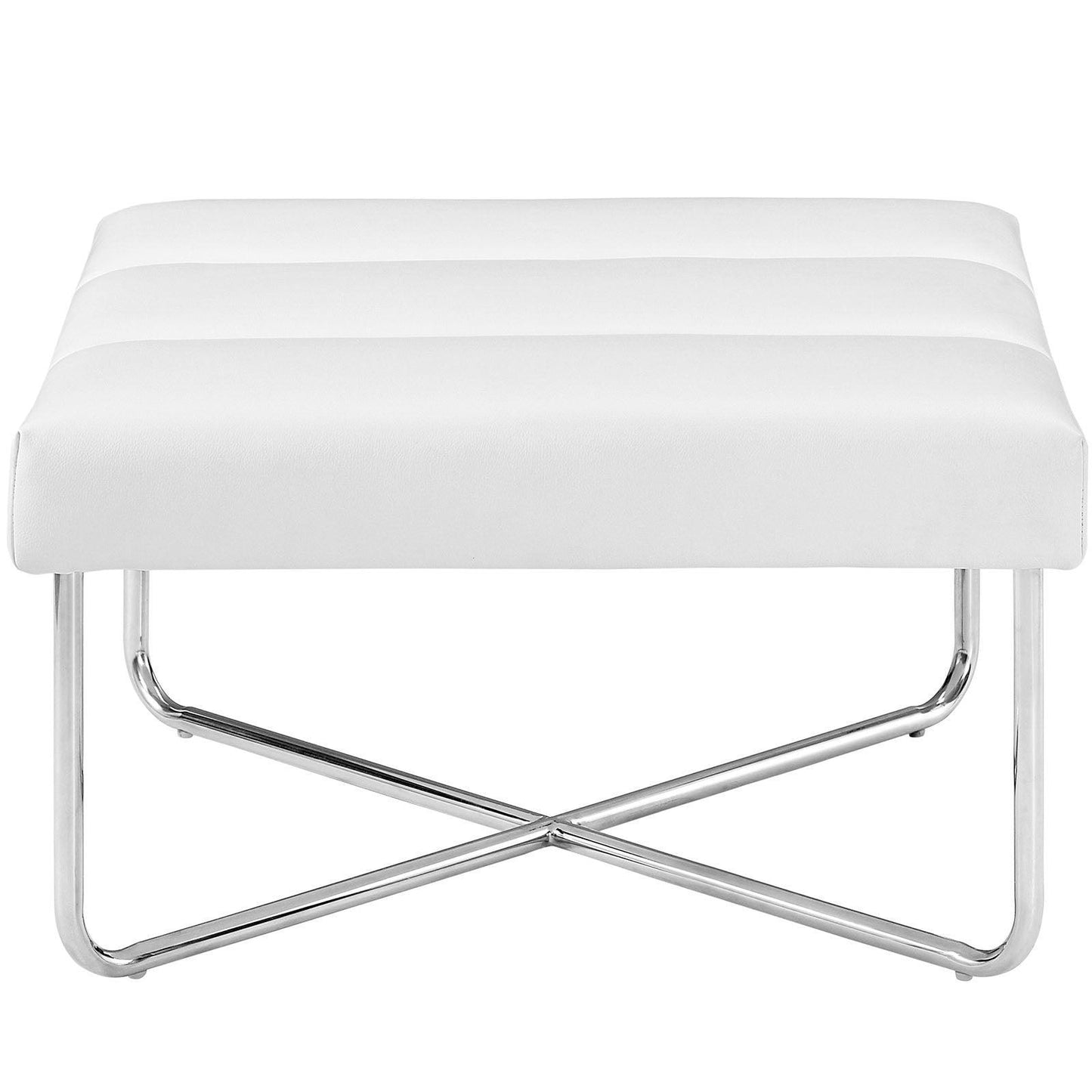 Modway Reach Upholstered Vinyl Ottoman FredCo