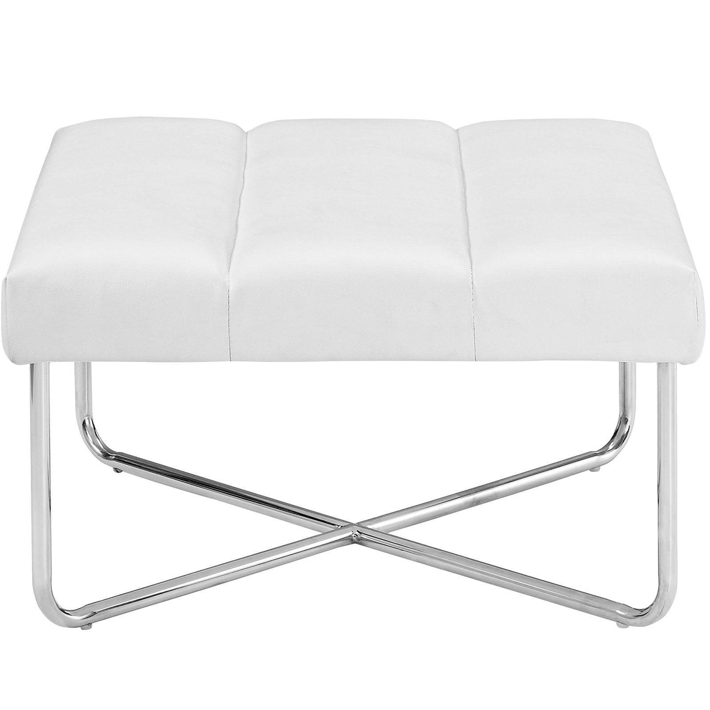 Modway Reach Upholstered Vinyl Ottoman FredCo