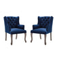 Modway Realm Armchair Performance Velvet Set of 2 FredCo