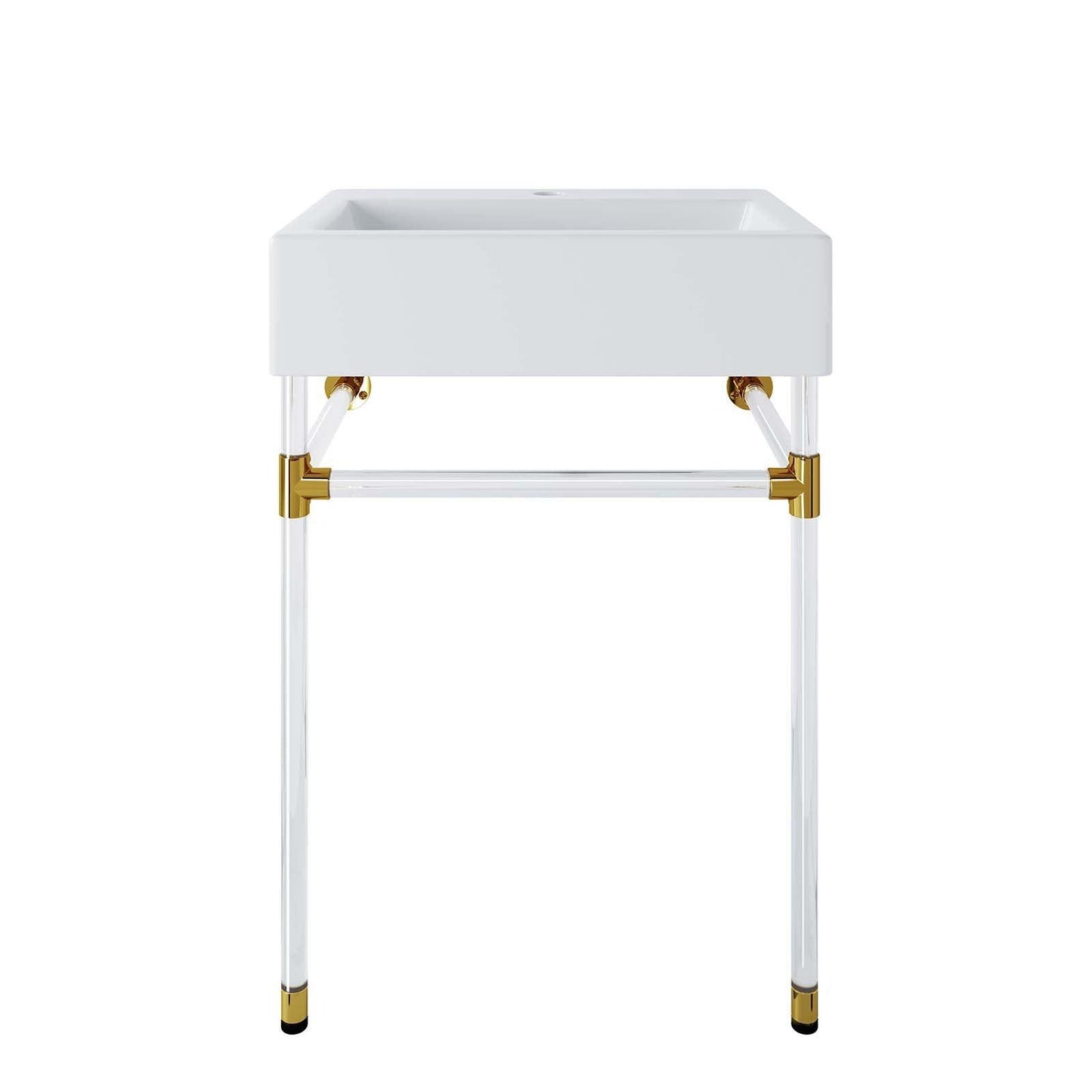 Modway Redeem 24" Acrylic Wall-Mount Bathroom Vanity FredCo