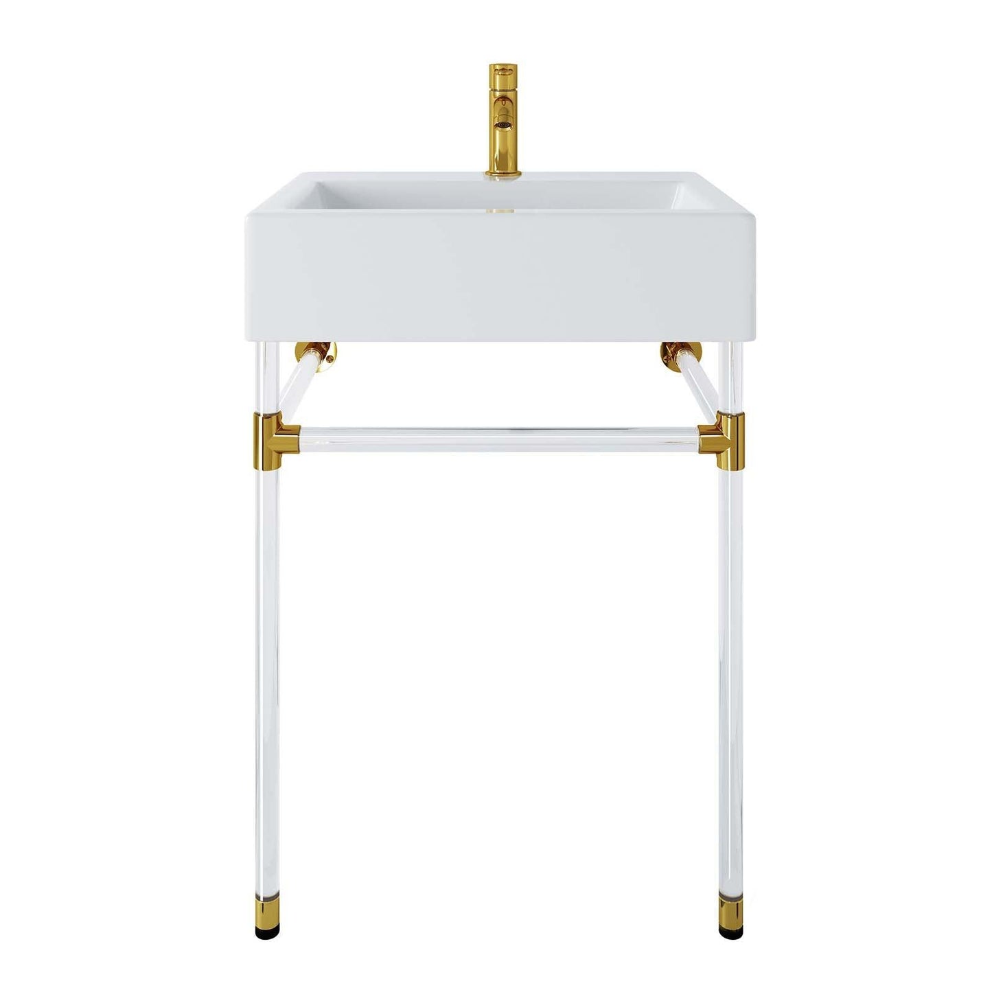 Modway Redeem 24" Acrylic Wall-Mount Bathroom Vanity FredCo