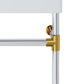 Modway Redeem 24" Silver Stainless Steel Wall-Mount Bathroom Vanity FredCo