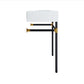 Modway Redeem 24" Wall-Mount Black Stainless Steel Bathroom Vanity FredCo