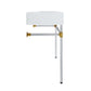 Modway Redeem 32" Silver Stainless Steel Wall-Mount Bathroom Vanity FredCo