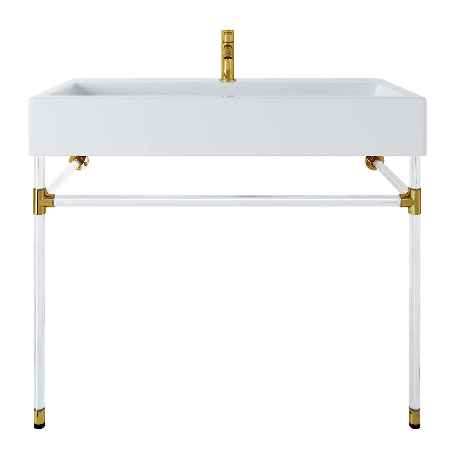 Modway Redeem 40" Acrylic Wall-Mount Bathroom Vanity FredCo