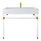 Modway Redeem 40" Acrylic Wall-Mount Bathroom Vanity FredCo