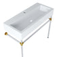 Modway Redeem 40" Silver Stainless Steel Wall-Mount Bathroom Vanity FredCo