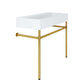 Modway Redeem 40" Wall-Mount Gold Stainless Steel Bathroom Vanity FredCo