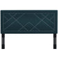 Modway Reese Nailhead Full / Queen Upholstered Linen Fabric Headboard FredCo