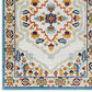 Modway Reflect Ansel Distressed Floral Persian Medallion Indoor and Outdoor Area Rug FredCo