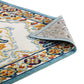 Modway Reflect Ansel Distressed Floral Persian Medallion Indoor and Outdoor Area Rug FredCo