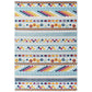 Modway Reflect Cadhla Vintage Abstract Geometric Lattice Indoor and Outdoor Area Rug FredCo