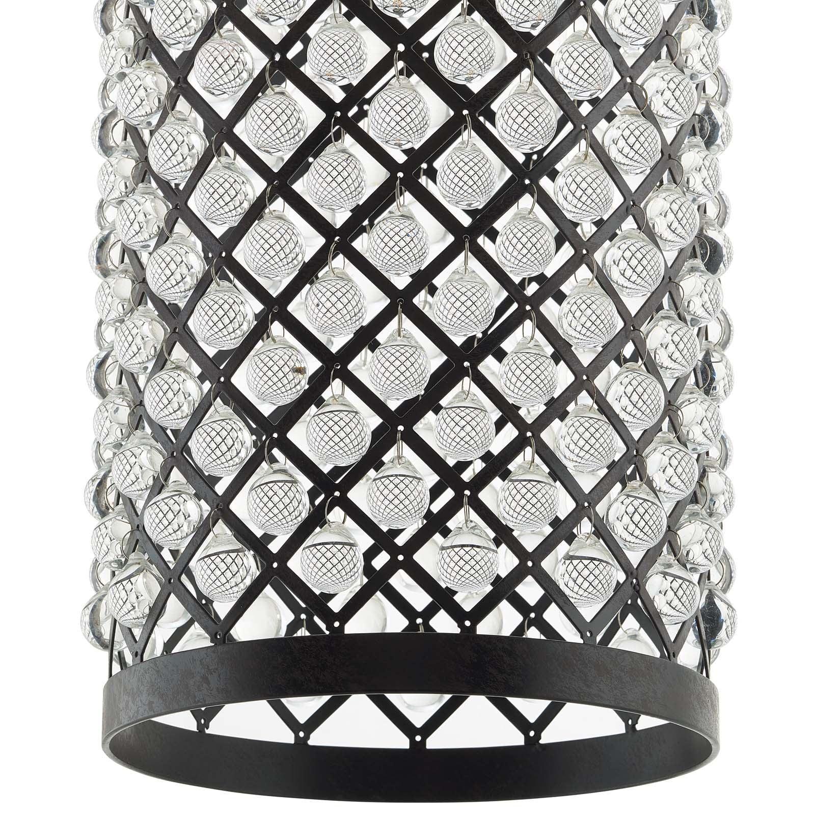 Modway Reflect Glass and Metal Pendant Chandelier FredCo