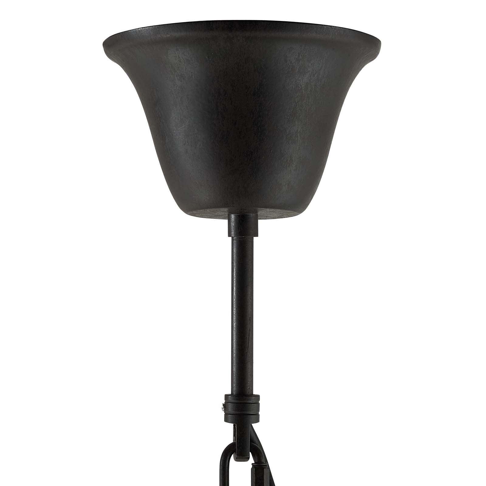 Modway Reflect Glass and Metal Pendant Chandelier FredCo