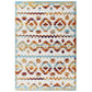 Modway Reflect Takara Abstract Diamond Moroccan Trellis Indoor and Outdoor Area Rug FredCo