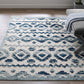 Modway Reflect Takara Abstract Diamond Moroccan Trellis Indoor and Outdoor Area Rug FredCo