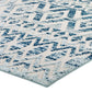 Modway Reflect Tamako Diamond and Chevron Moroccan Trellis Indoor / Outdoor Area Rug FredCo