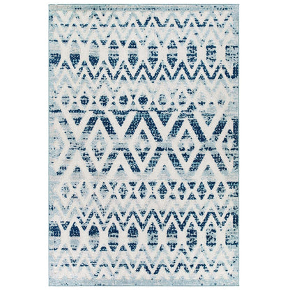 Modway Reflect Tamako Diamond and Chevron Moroccan Trellis Indoor / Outdoor Area Rug FredCo