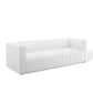 Modway Reflection Channel Tufted Upholstered Fabric Sofa FredCo