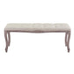 Modway Regal Vintage French Upholstered Fabric Bench FredCo