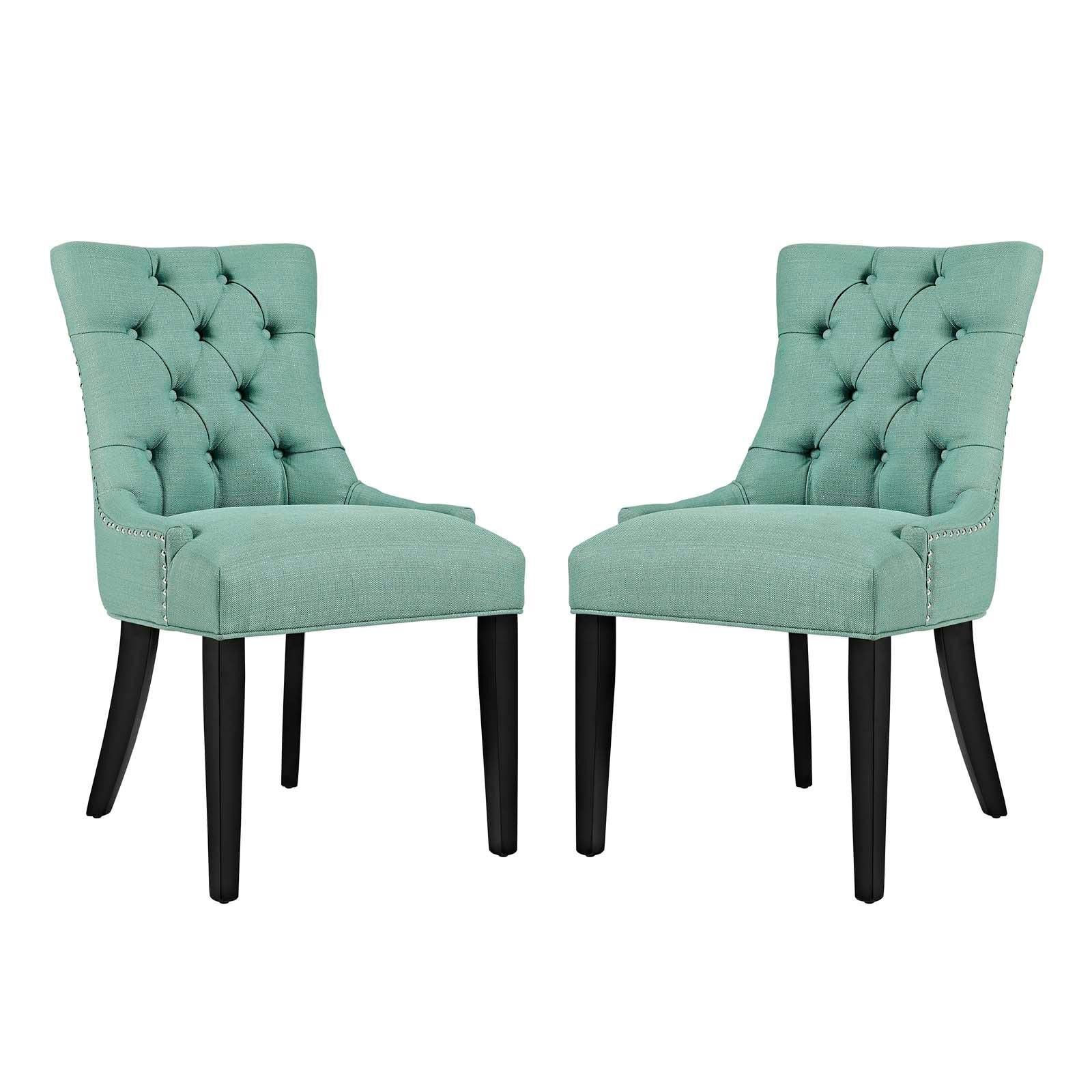 Modway Regent Dining Side Chair Fabric Set of 2 FredCo