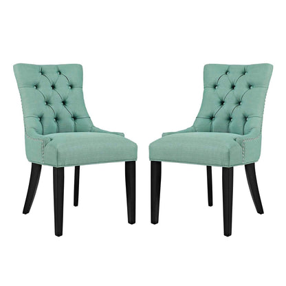 Modway Regent Dining Side Chair Fabric Set of 2 FredCo