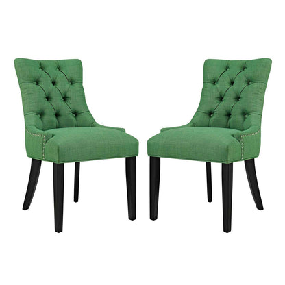 Modway Regent Dining Side Chair Fabric Set of 2 FredCo