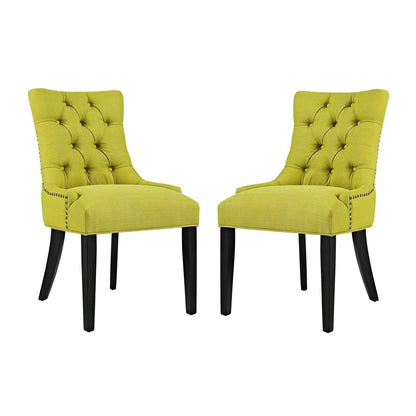 Modway Regent Dining Side Chair Fabric Set of 2 FredCo