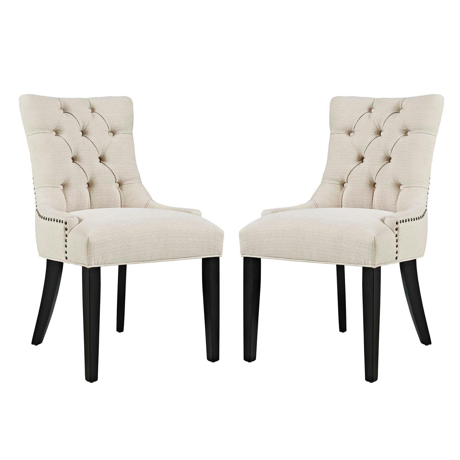 Modway Regent Dining Side Chair Fabric Set of 2 FredCo