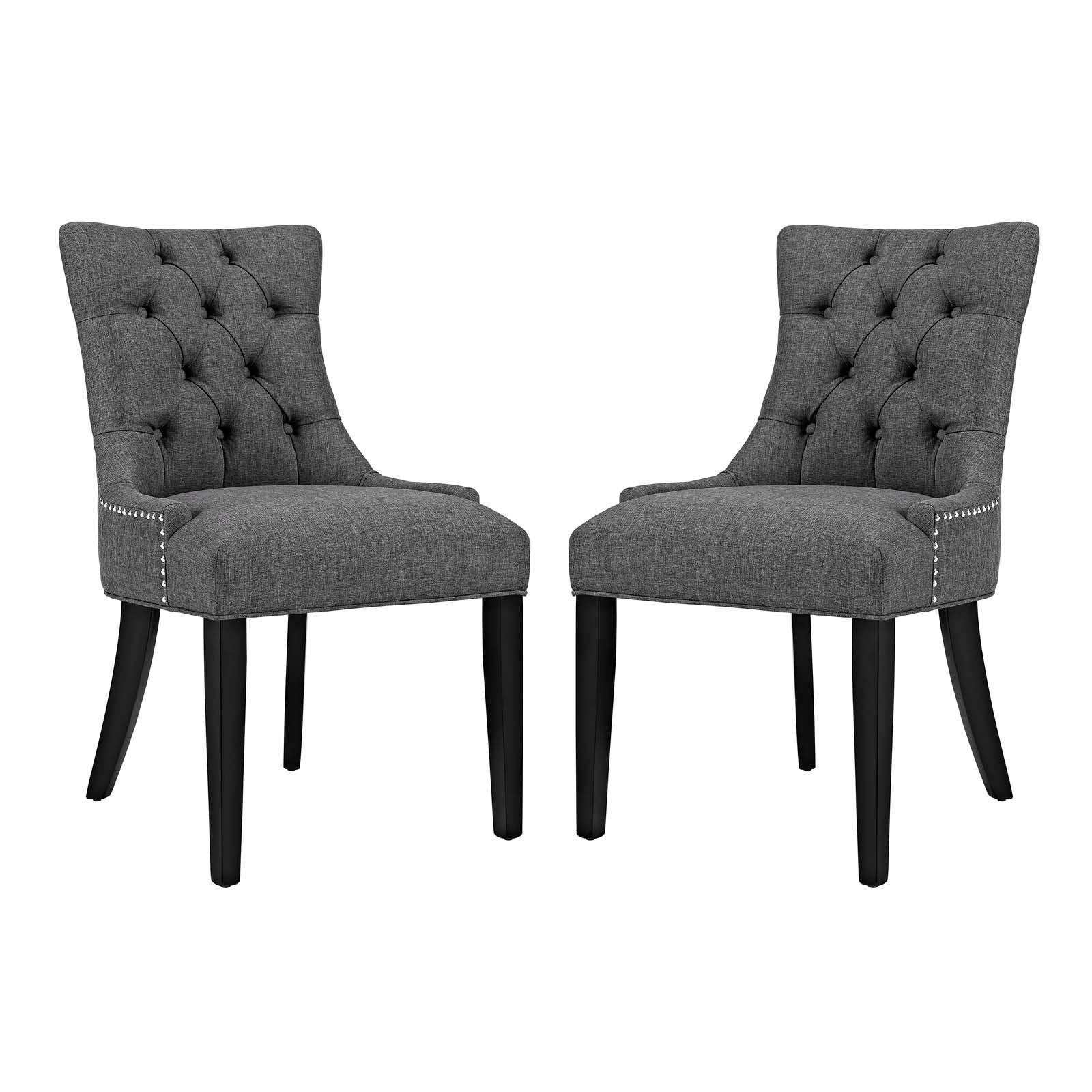 Modway Regent Dining Side Chair Fabric Set of 2 FredCo