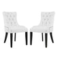 Modway Regent Dining Side Chair Vinyl Set of 2 FredCo