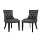 Modway Regent Dining Side Chair Vinyl Set of 2 FredCo