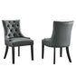 Modway Regent Dining Side Chair Vinyl Set of 2 FredCo