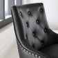 Modway Regent Tufted Button Swivel Faux Leather Office Chair FredCo