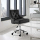 Modway Regent Tufted Button Swivel Faux Leather Office Chair FredCo