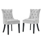 Modway Regent Tufted Performance Velvet Dining Side Chairs - Set of 2 FredCo
