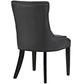 Modway Regent Tufted Vegan Leather Dining Chair FredCo