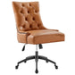Modway Regent Tufted Vegan Leather Office Chair FredCo