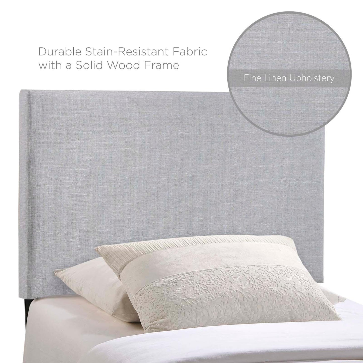 Modway Region Twin Upholstered Fabric Headboard FredCo