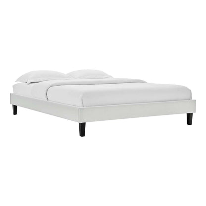 Modway Reign Full Performance Velvet Platform Bed Frame FredCo