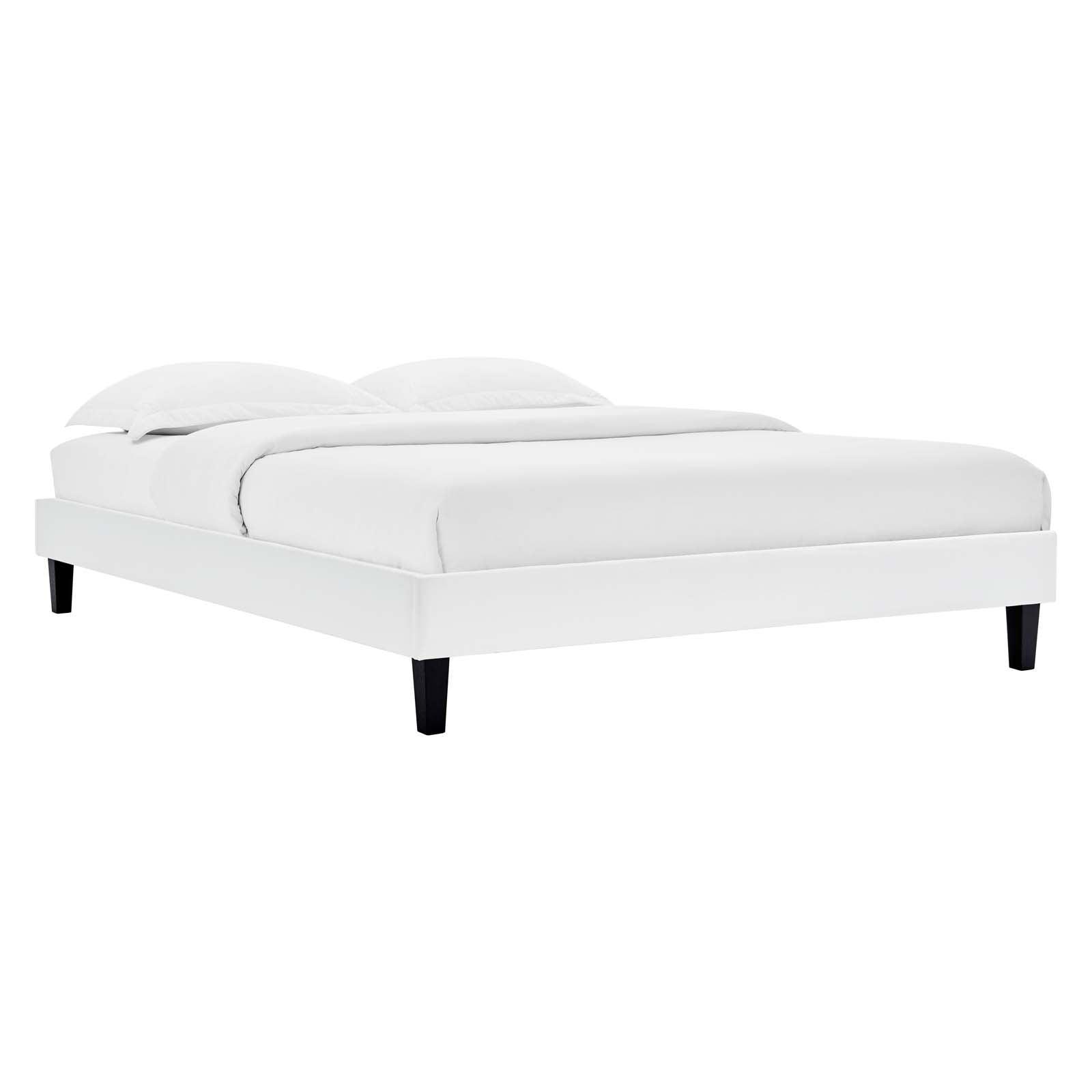 Modway Reign King Performance Velvet Platform Bed Frame FredCo